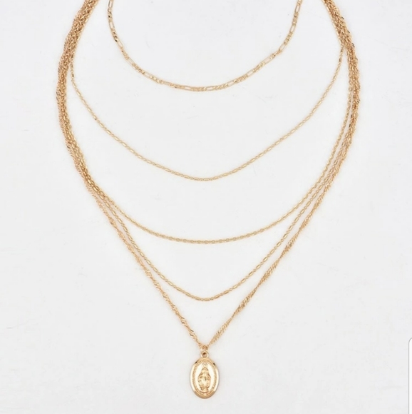 ○Megan○ Layered Gold Necklace - Picture 5 of 5